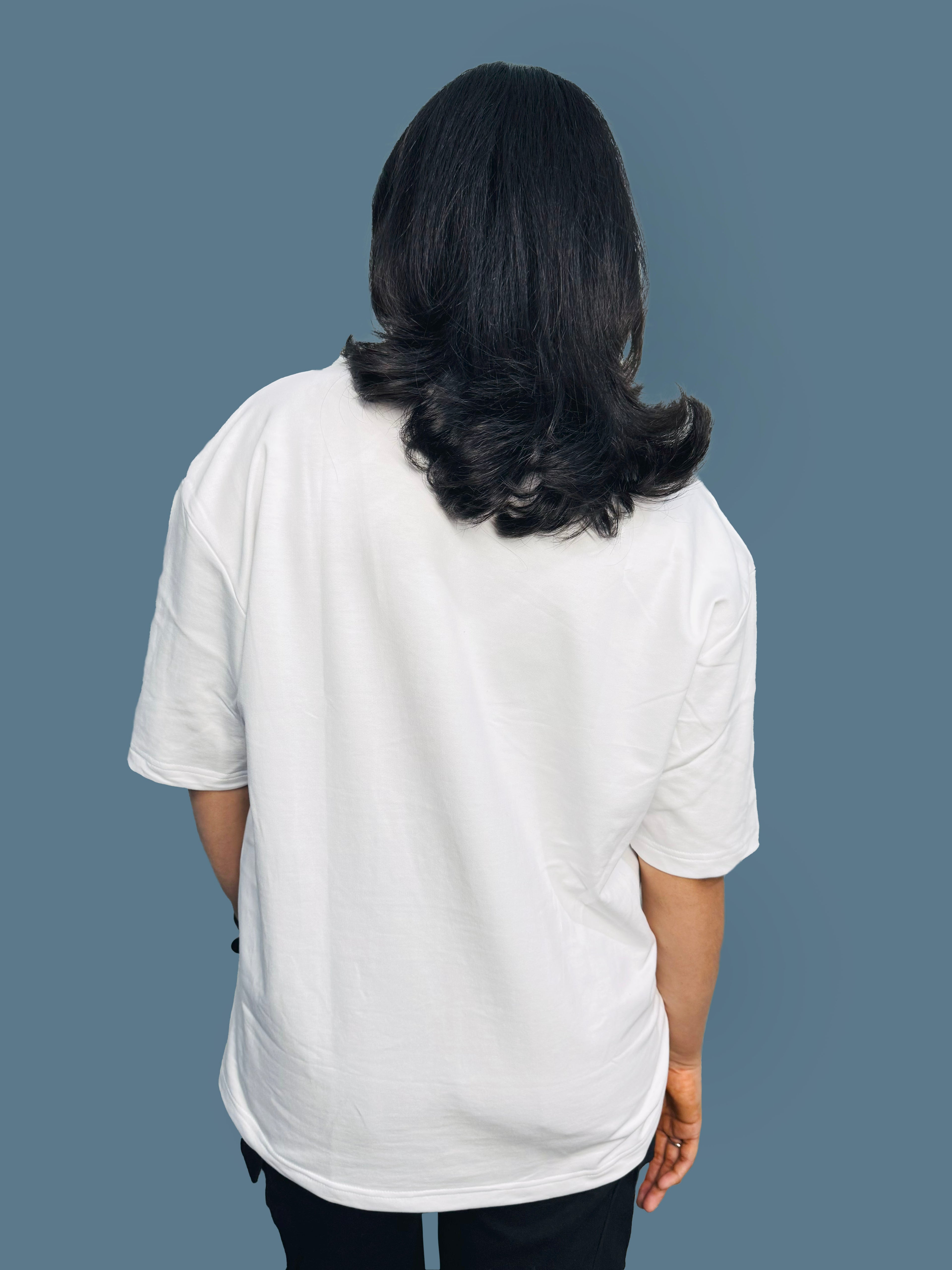 MRUVA's Oversized Fit - White
