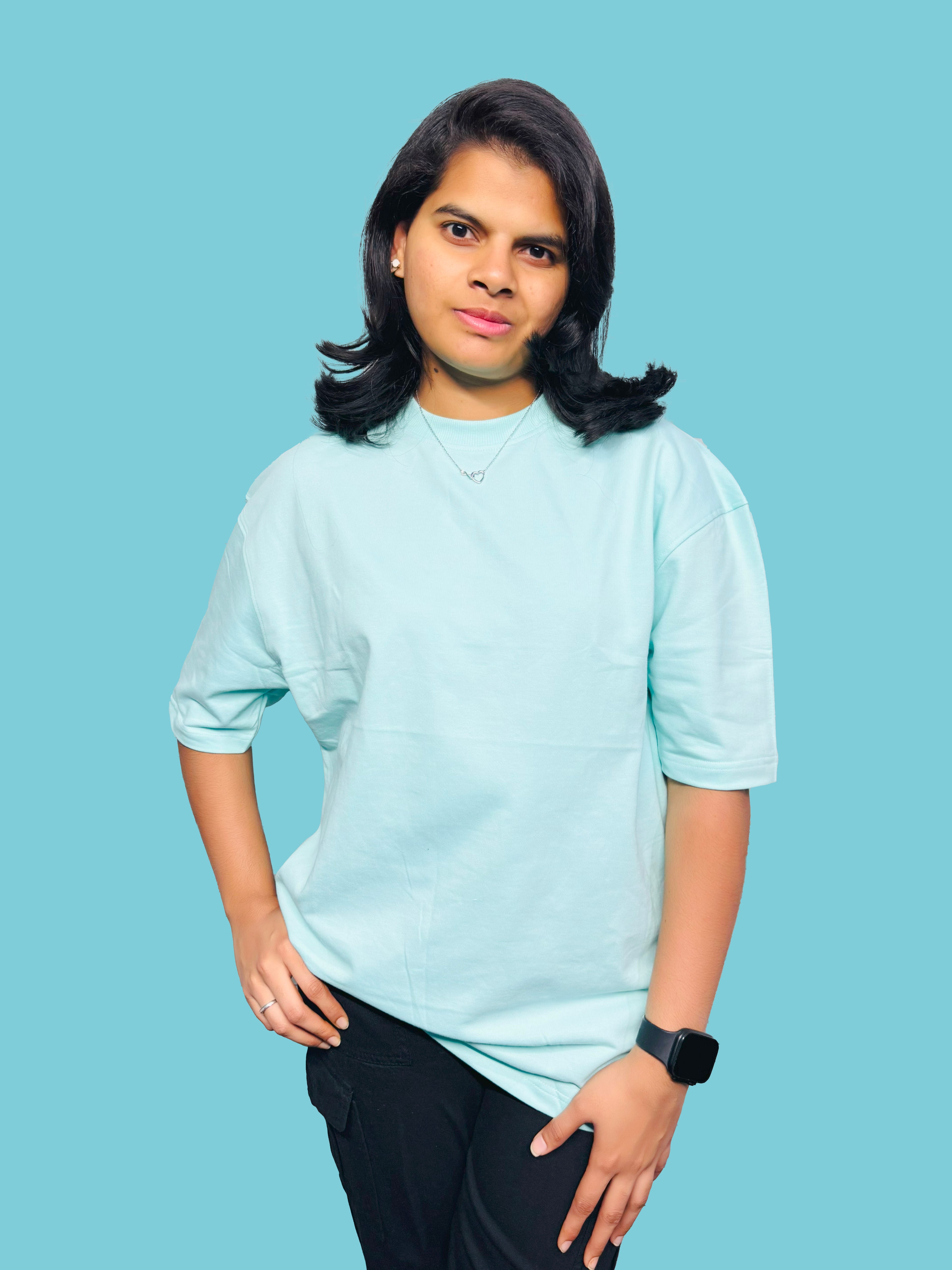 MRUVA's Oversized Fit - Pastel Mint