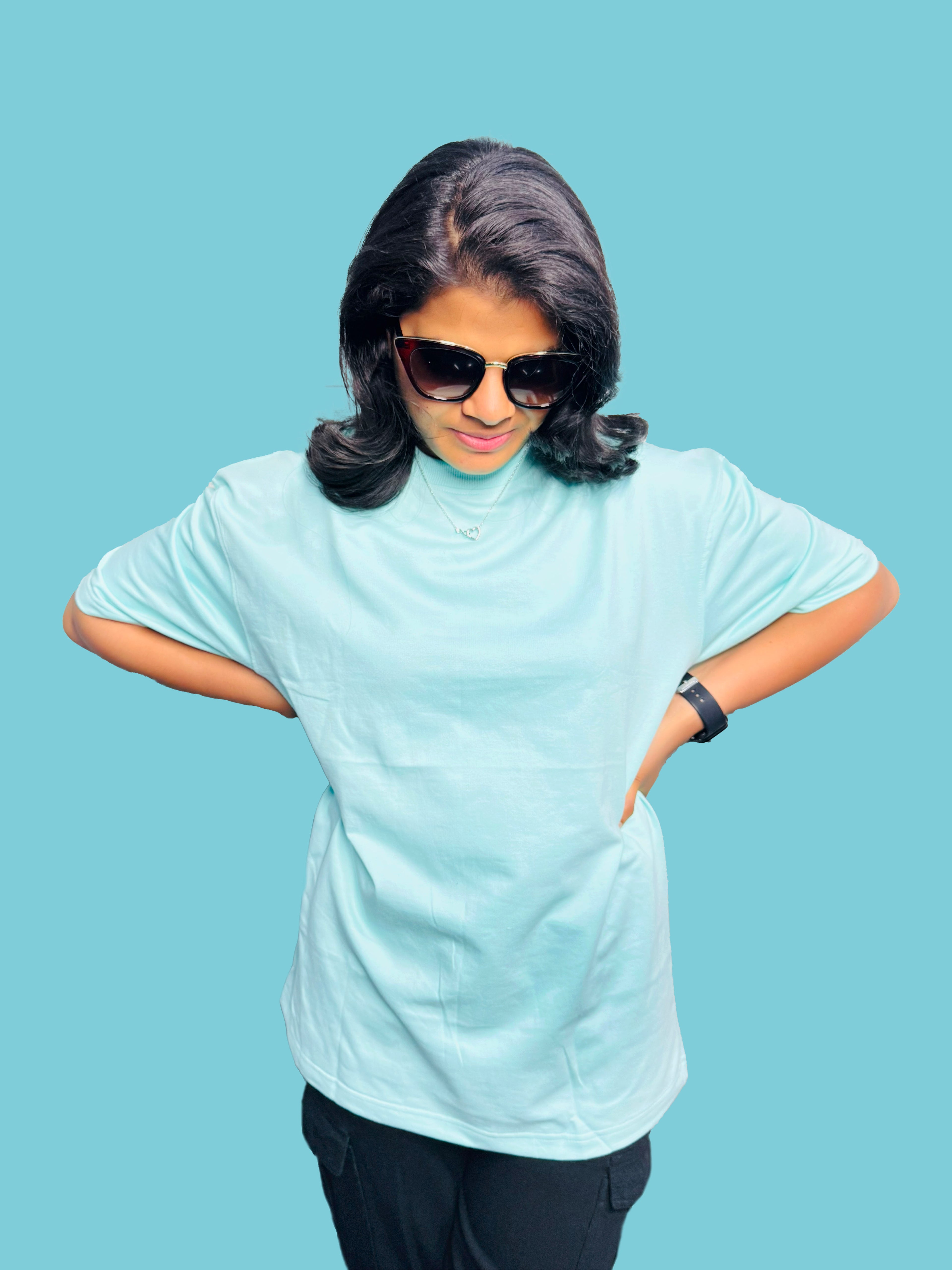 MRUVA's Oversized Fit - Pastel Mint