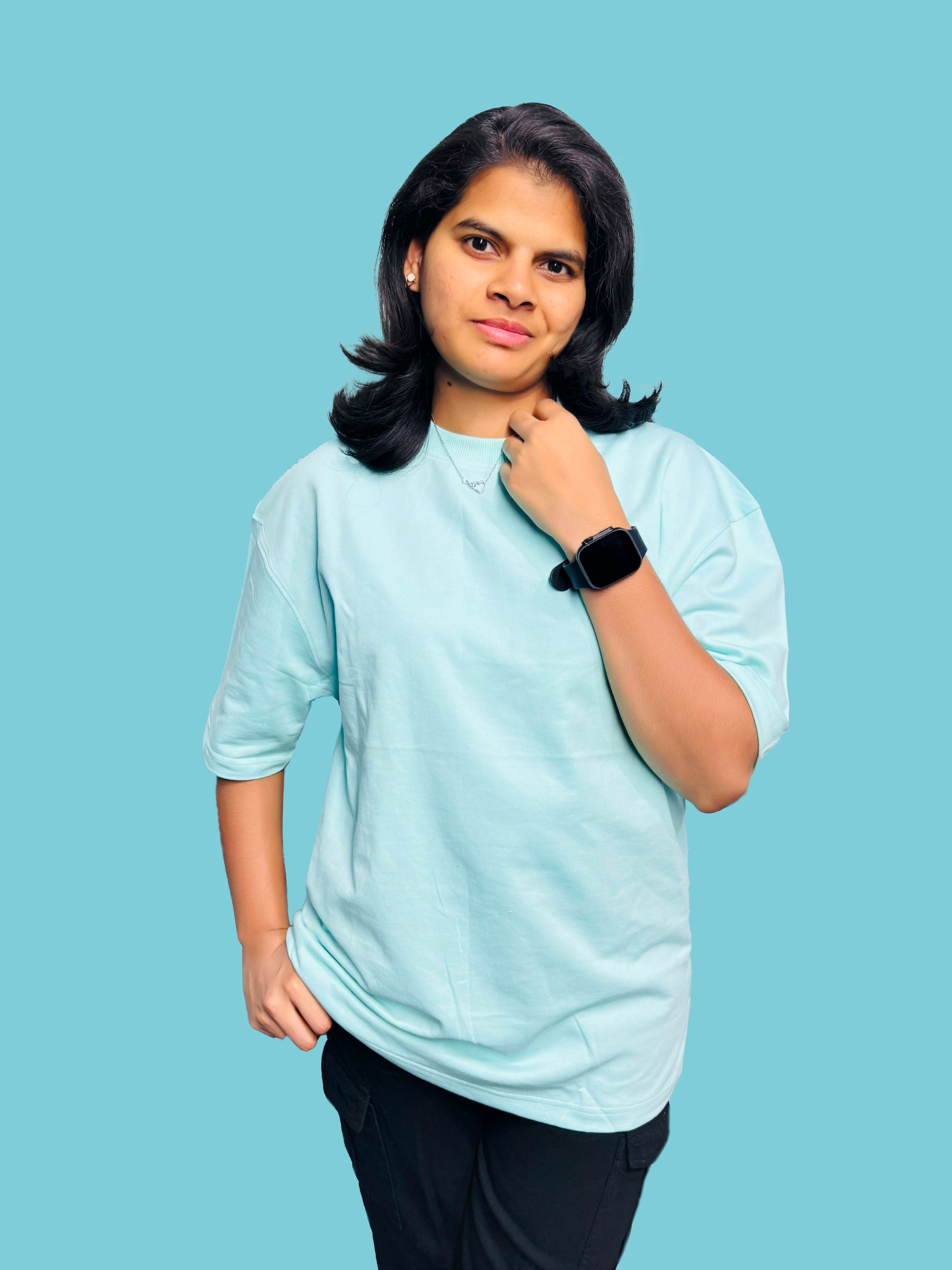 MRUVA's Oversized Fit - Pastel Mint