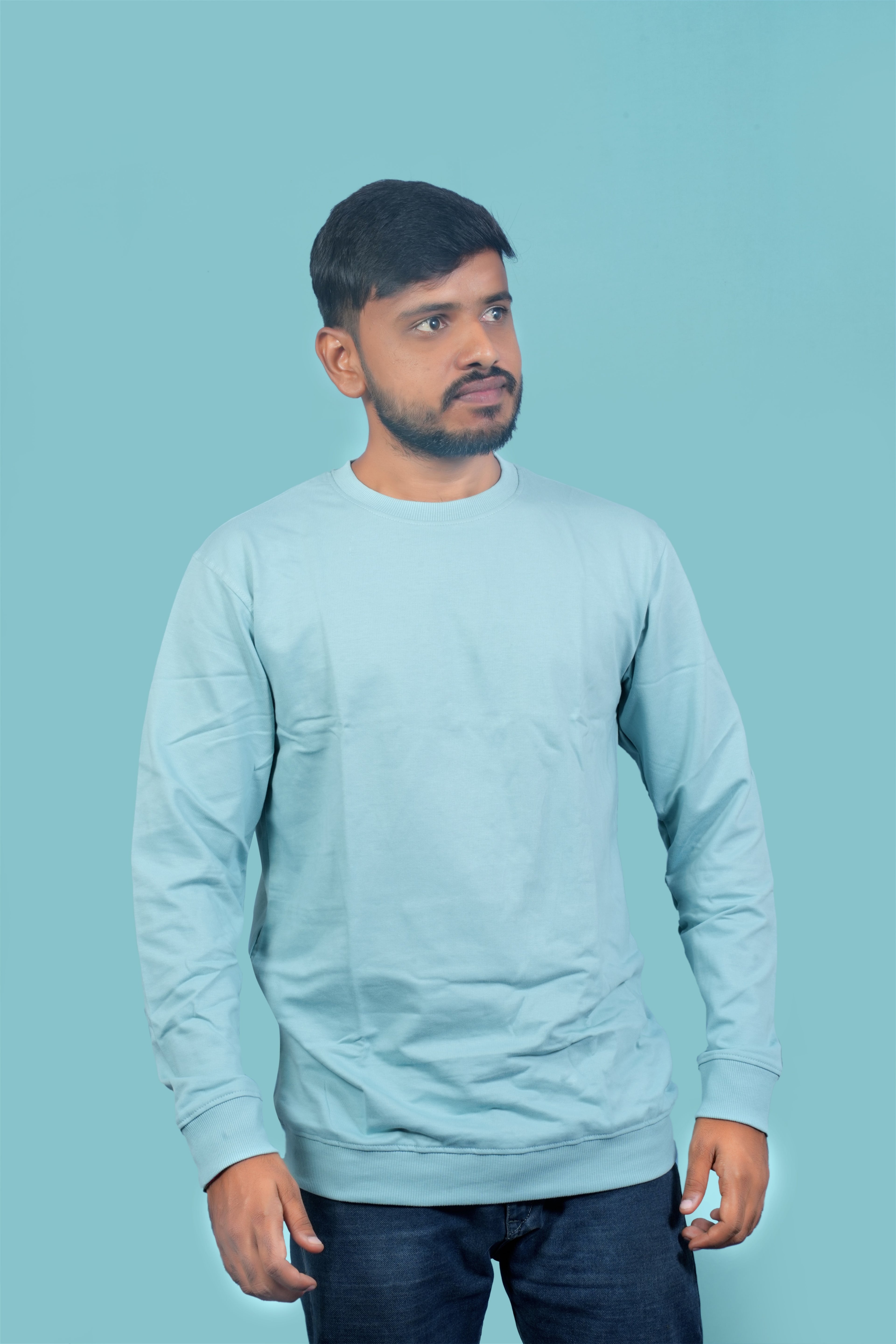 MRUVA's Sweatshirt - Ocean Blue
