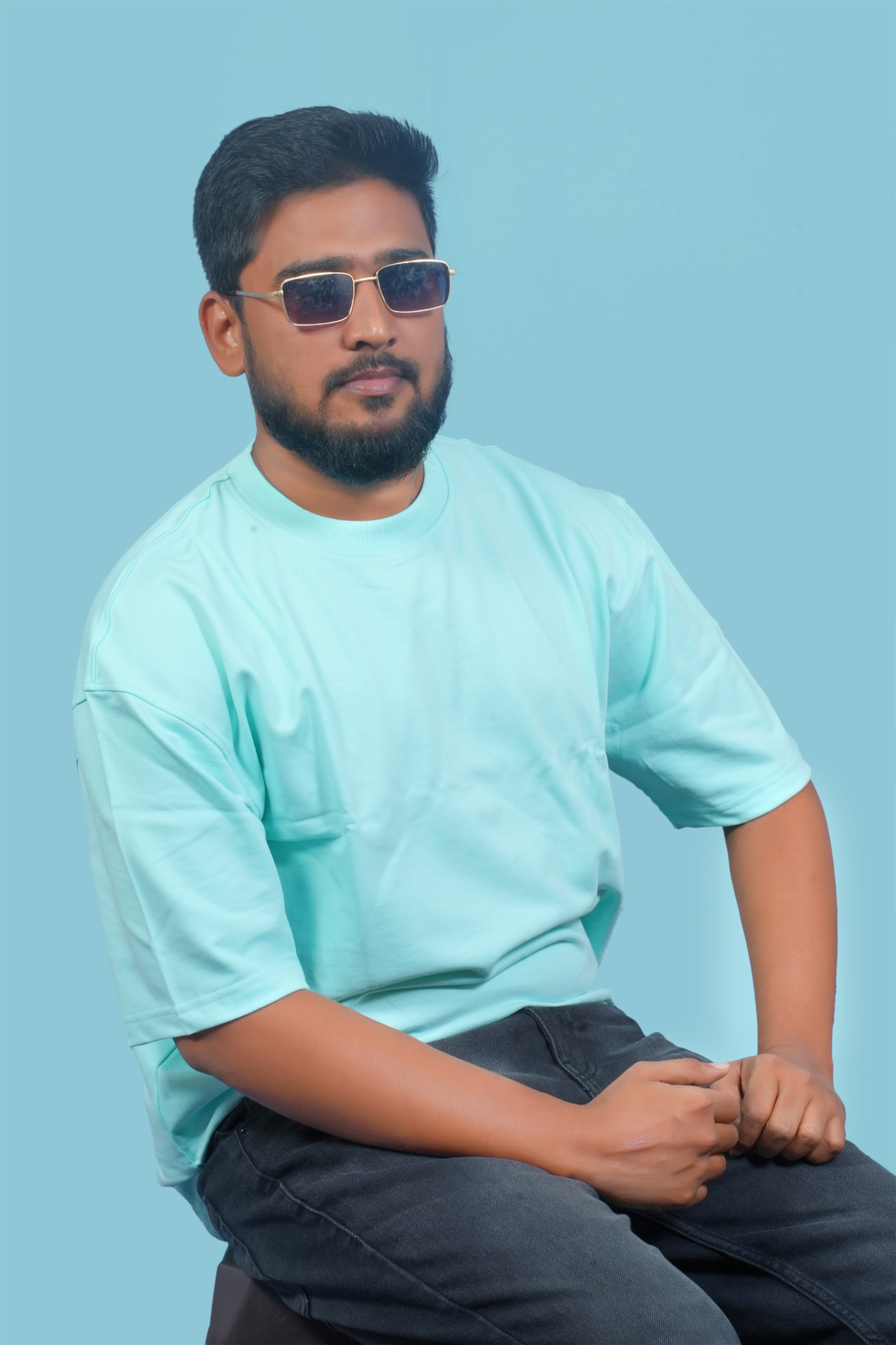 MRUVA's Oversized Fit - Pastel Mint