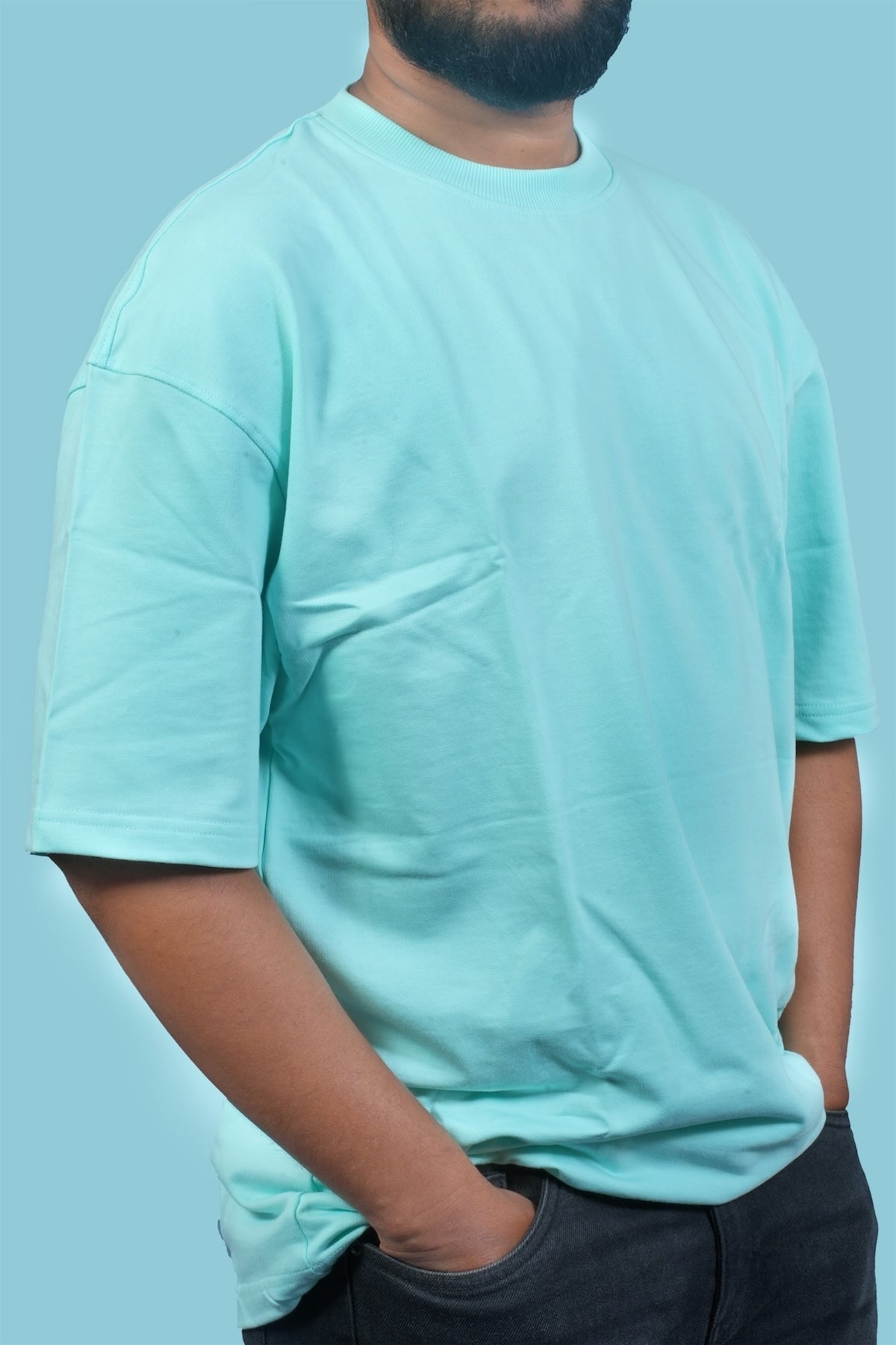 MRUVA's Oversized Fit - Pastel Mint