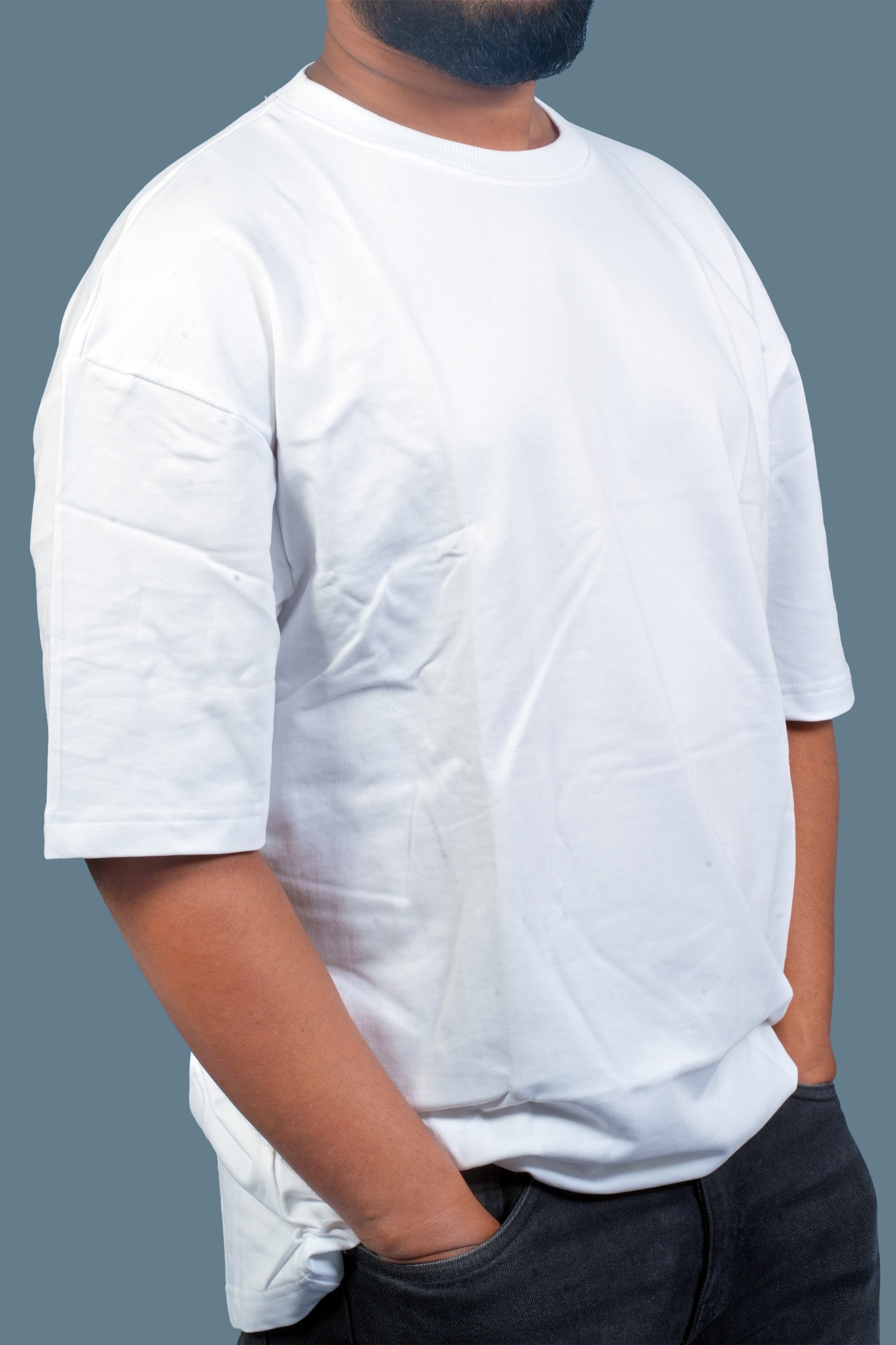 MRUVA's Oversized Fit - White