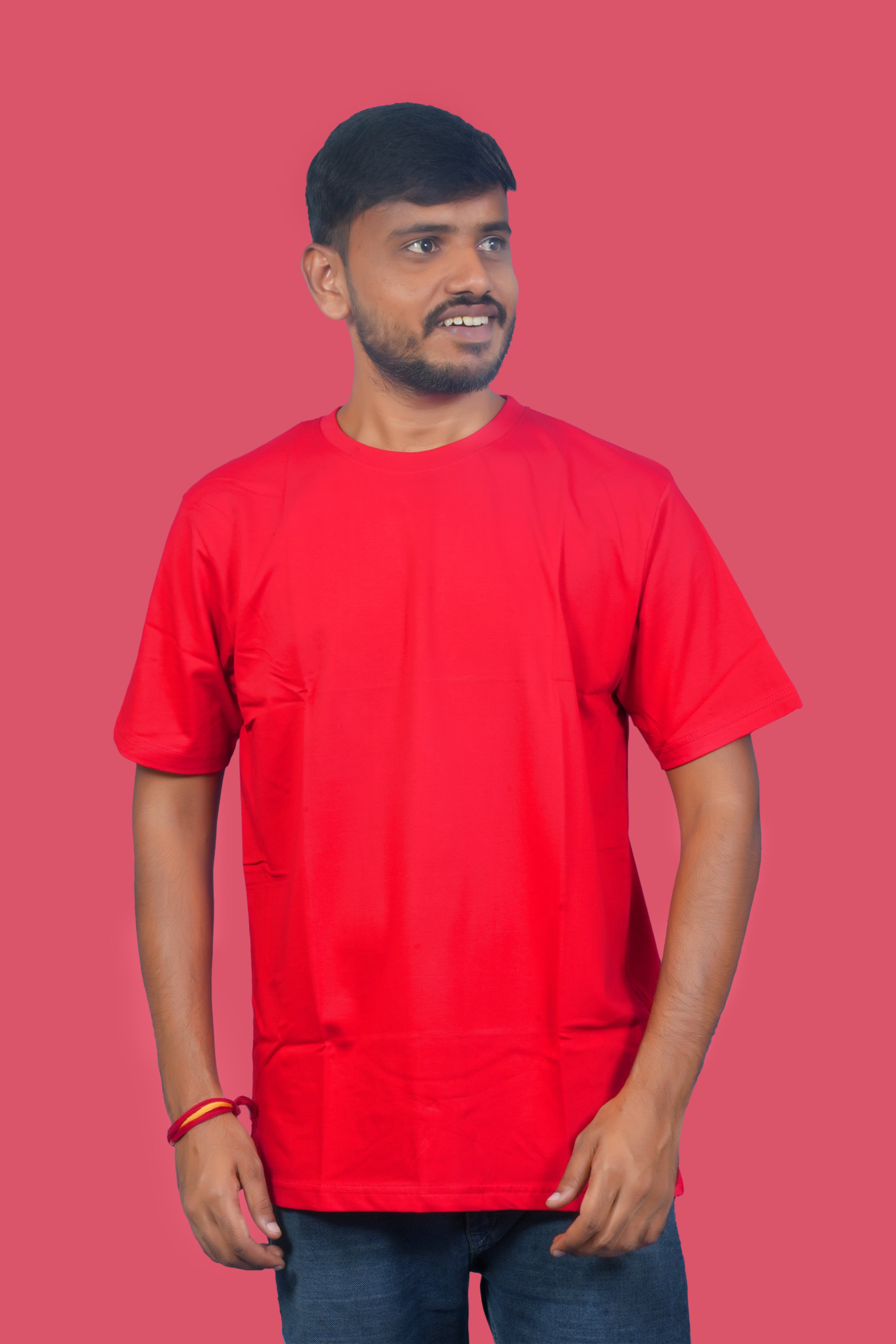 MRUVA's Regular Fit - Red