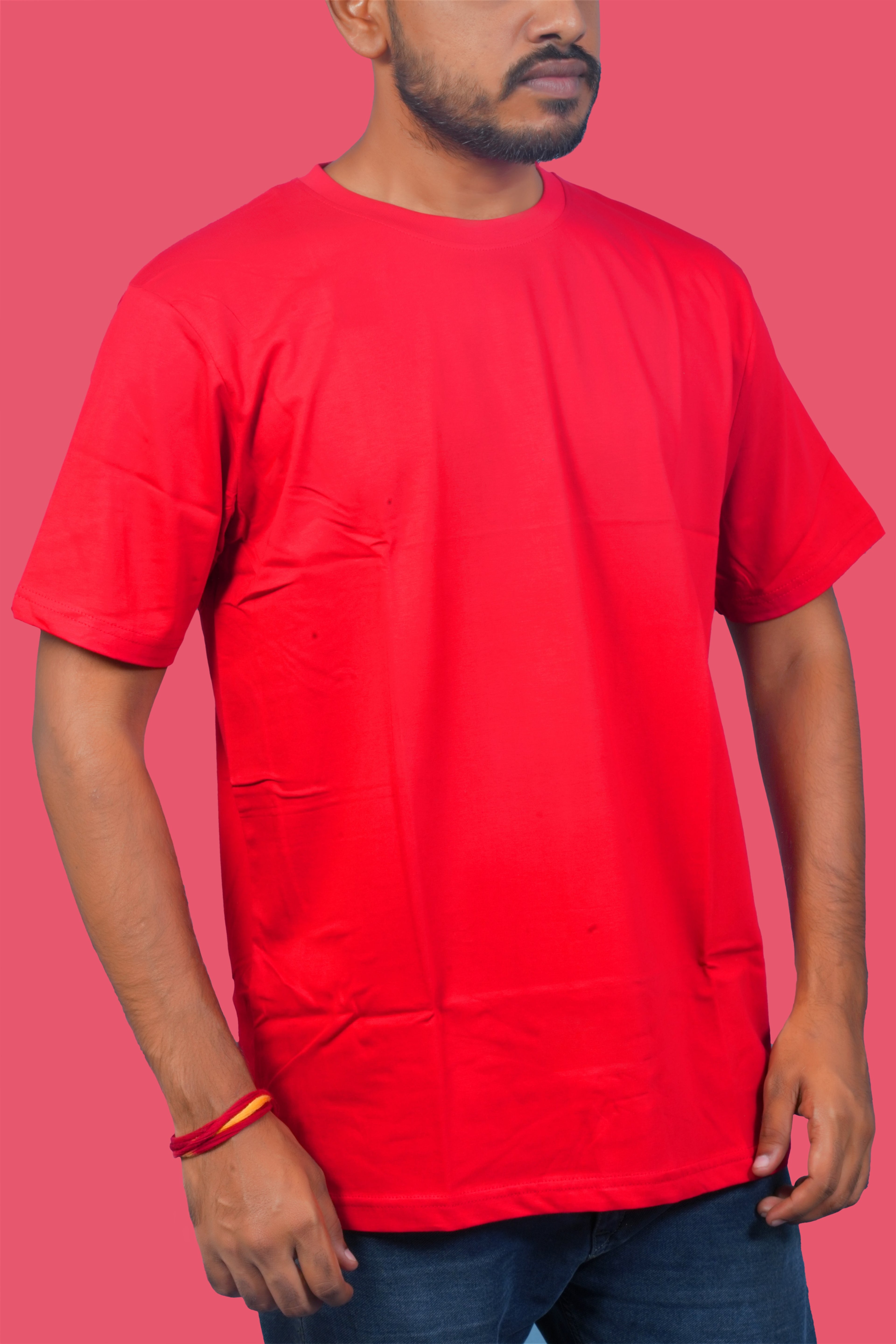 MRUVA's Regular Fit - Red