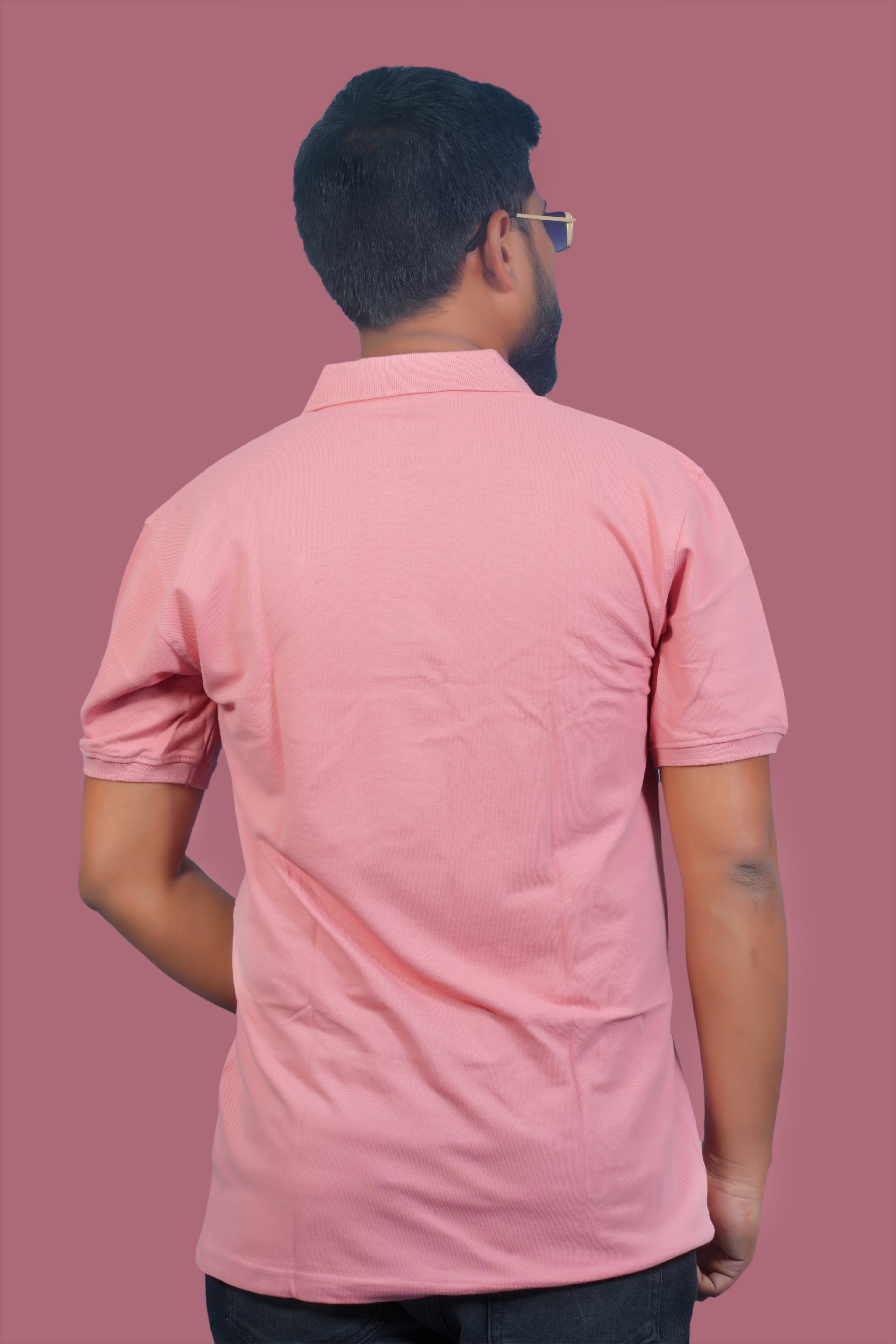 MRUVA's Polo Regular Fit - Pink