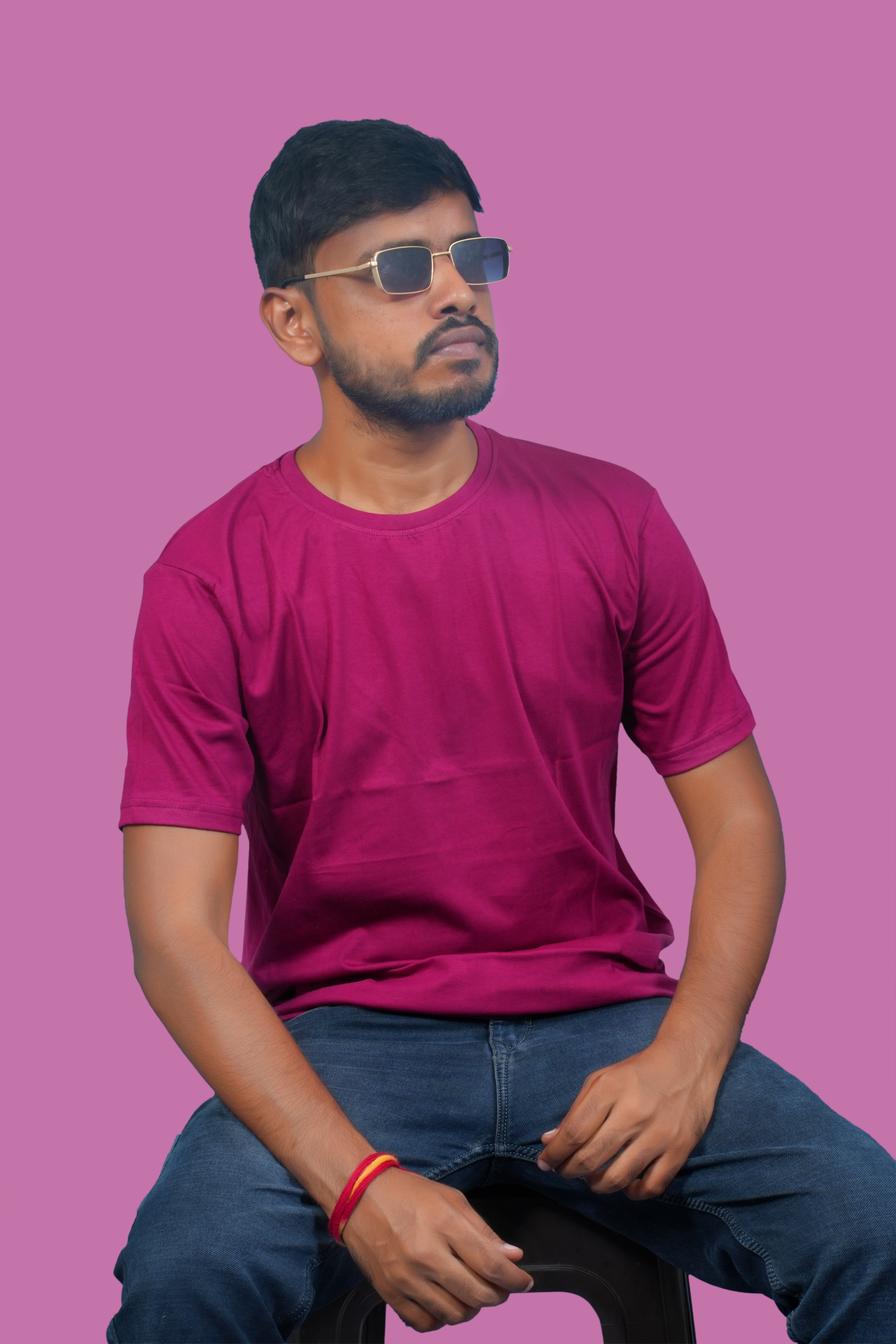 MRUVA's Regular Fit - Pink