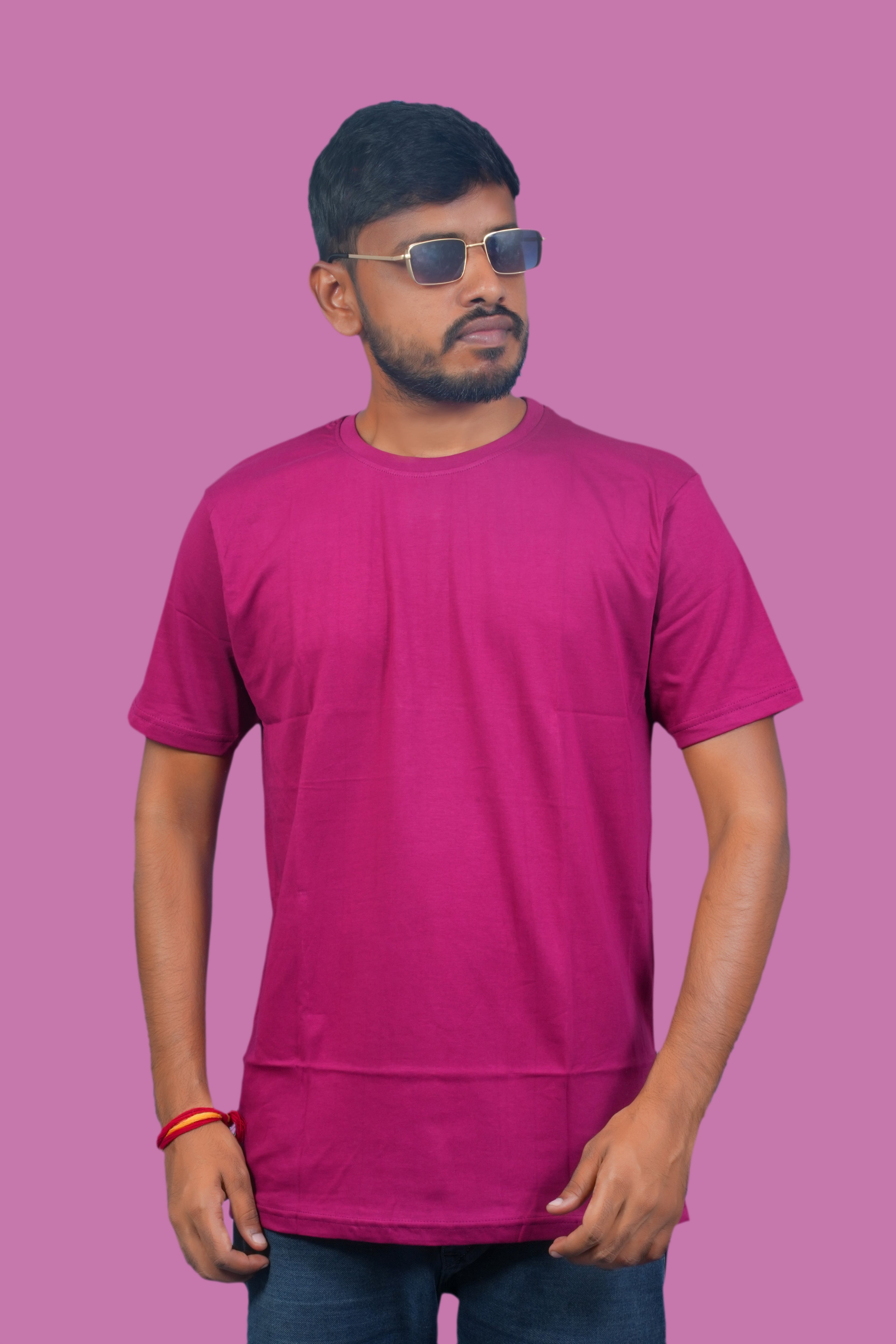 MRUVA's Regular Fit - Pink