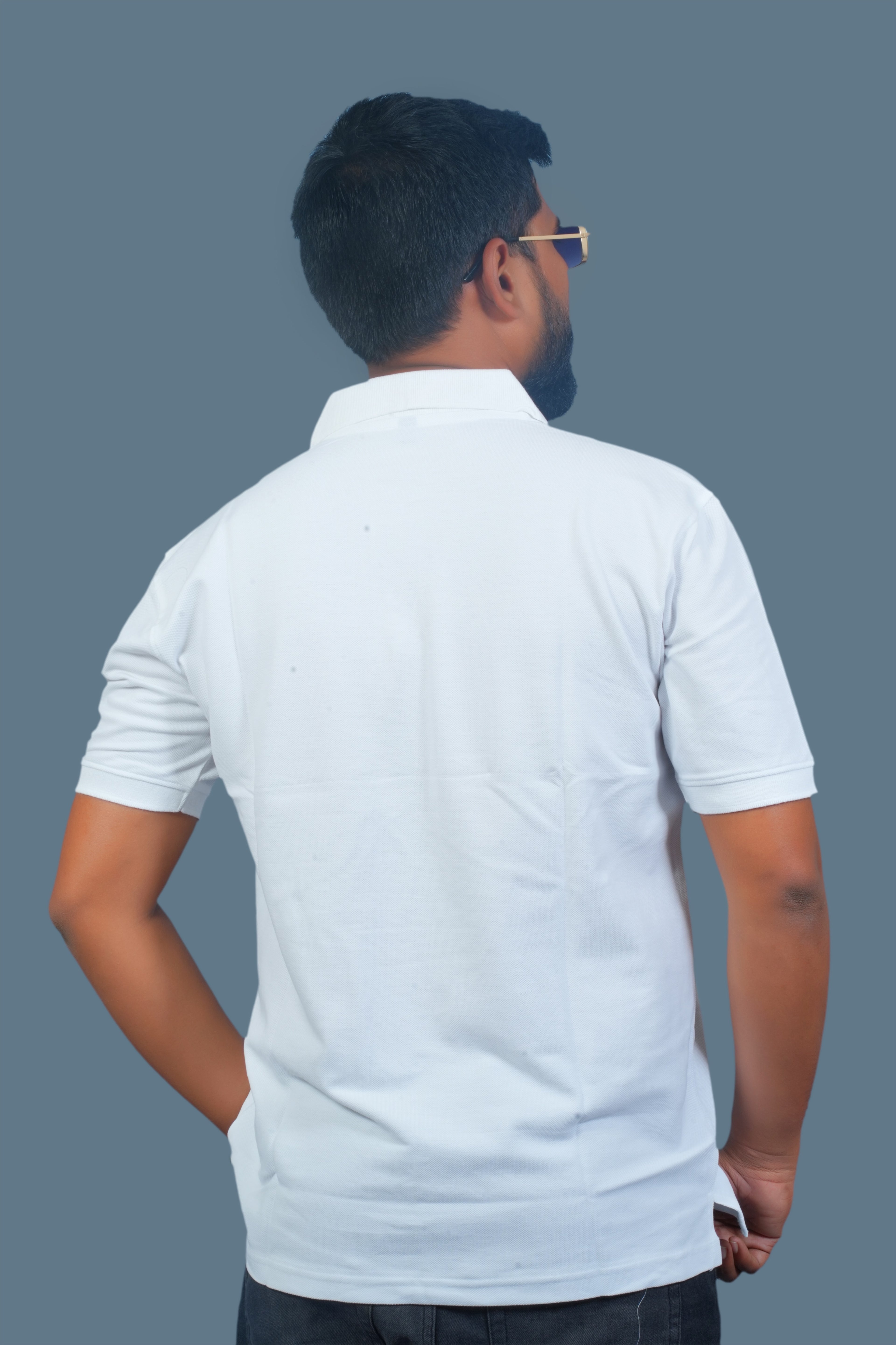 MRUVA's Polo Regular Fit - White