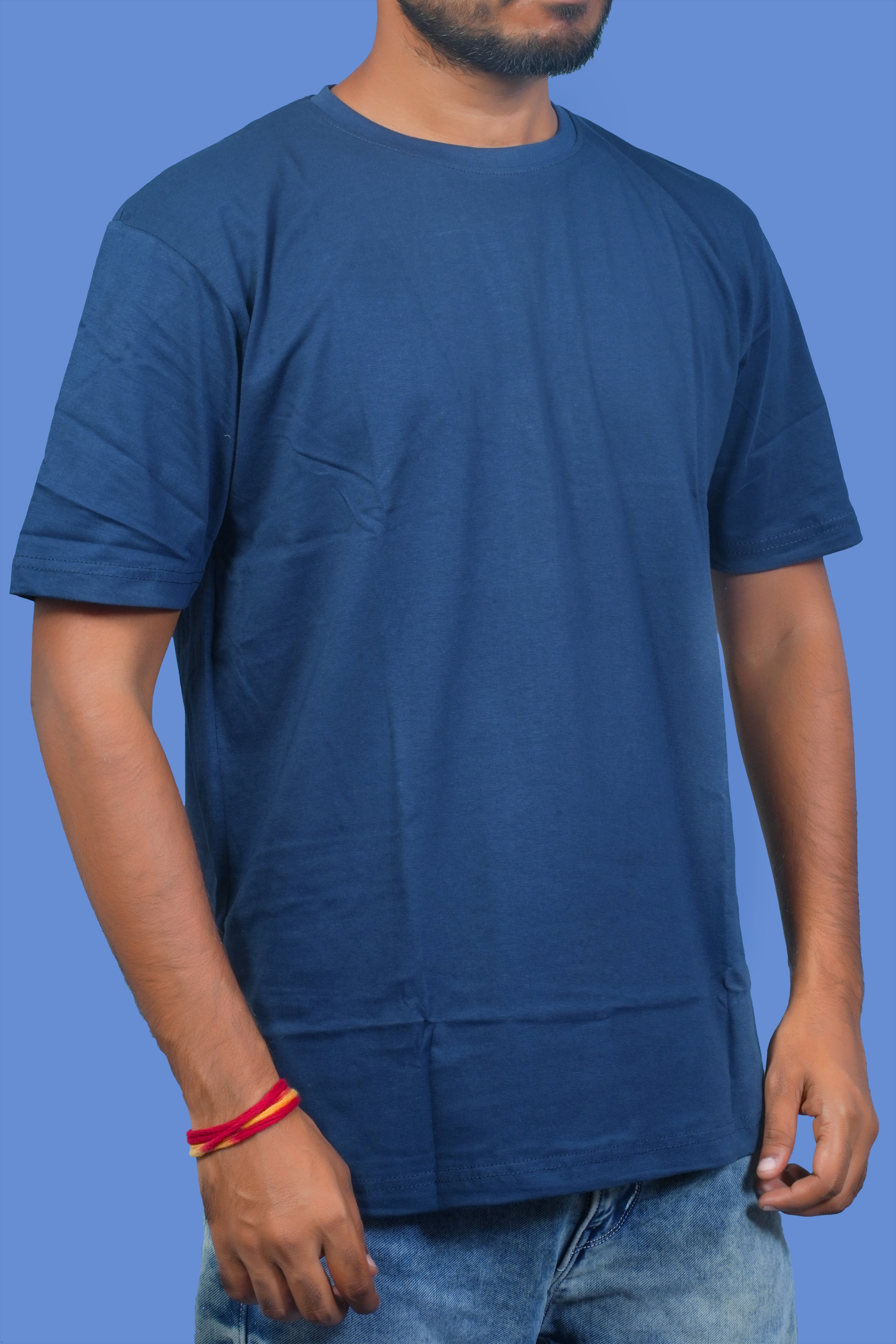 MRUVA's Regular Fit - Dark Blue