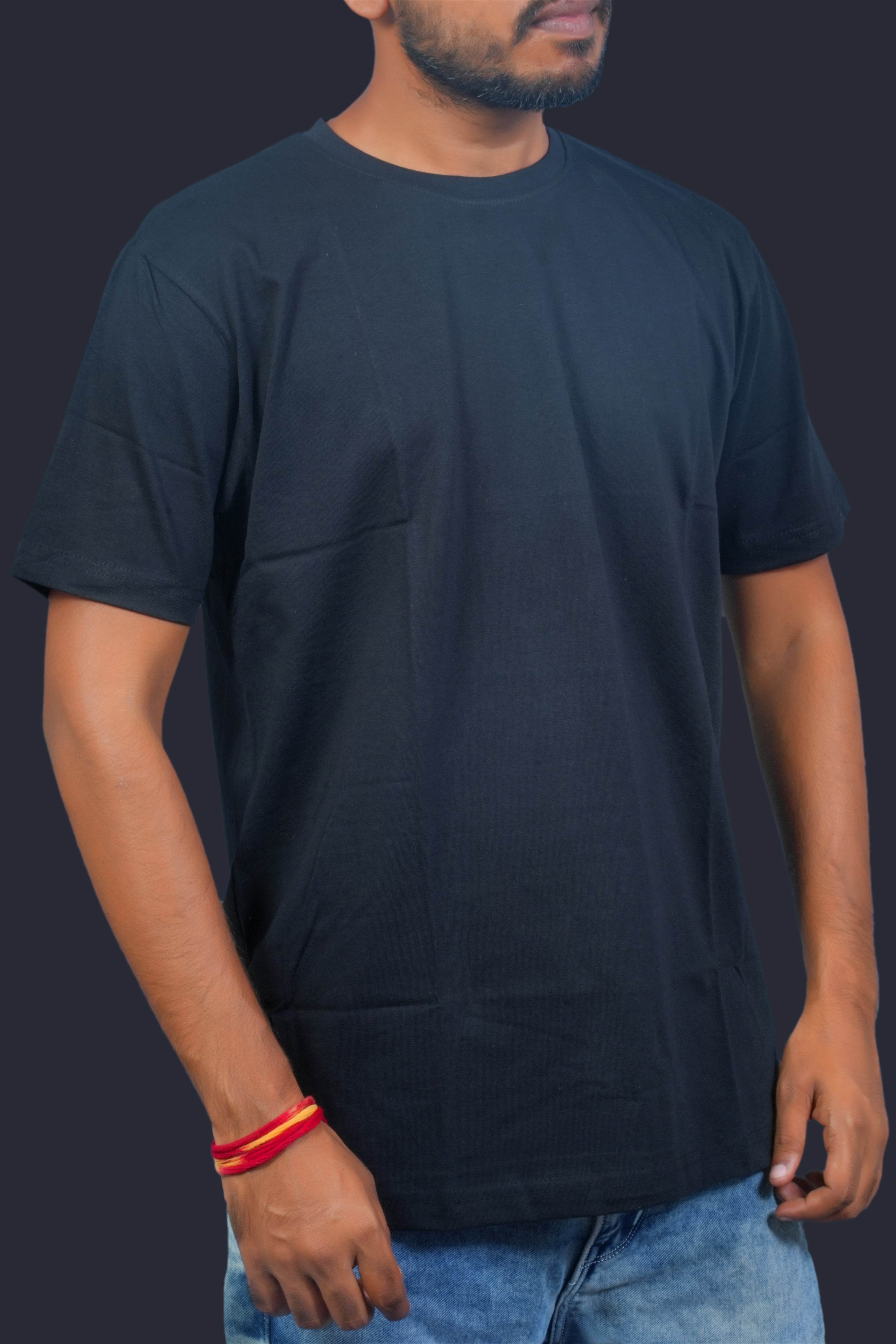 MRUVA's Regular Fit - Black