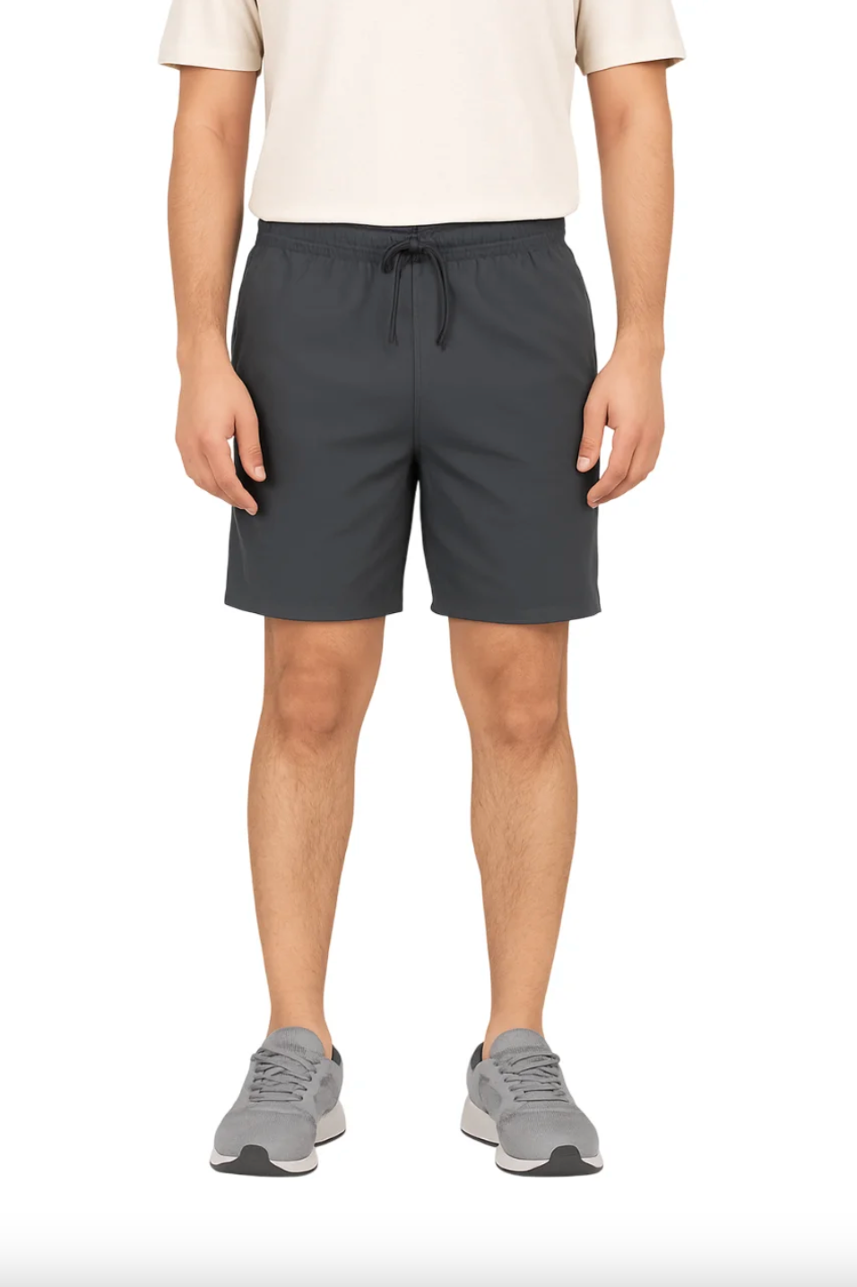 MRUVA's Lycra Shorts - Dark Grey