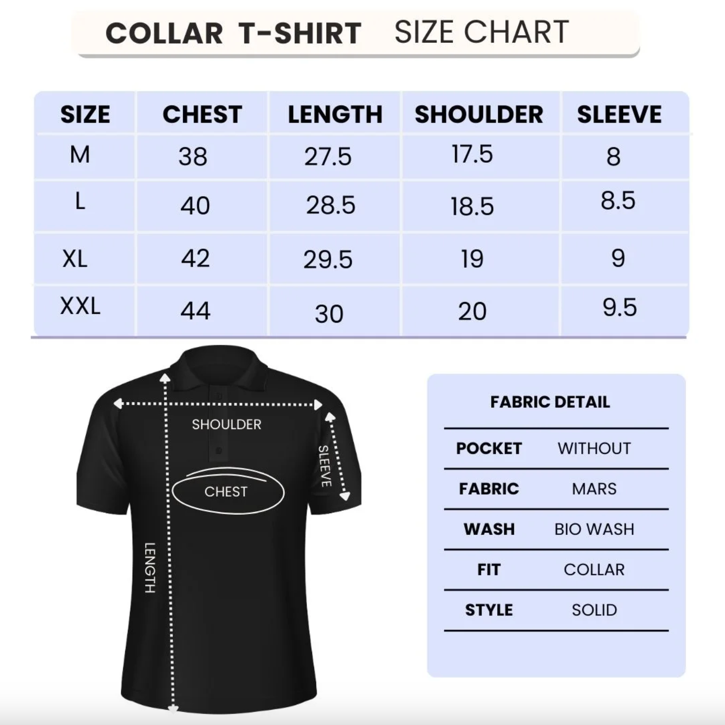 MRUVA's Polo Regular Fit - White